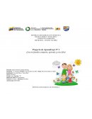 Proyecto de Aprendizaje N° 1 ¡Con mi familia comparto, aprendo y vivo feliz!