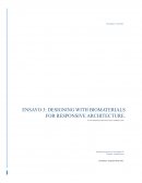 Biomateriales en la arquitectura responsiva
