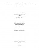 Determinación de ácido cítrico y ácido ascórbico en muestras de polvo para hacer jugos