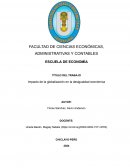 Impacto de la globalización en la desigualdad económica