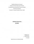 Gerencia educativa
