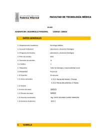 Silabo desarrollo personal. Página 1