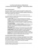 Las Ciencias Sociales en el Nivel Inicial