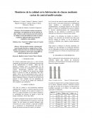 Monitoreo de la calidad en la fabricación de chazos mediante cartas de control multivariadas