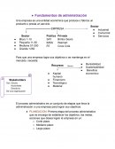 Fundamentos de administracion. Etapas de administración
