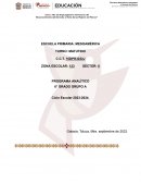 Programa analítico de escuela