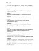 Describe procesos mentales que necesitas valorar con facilidad en las personas que atiendas