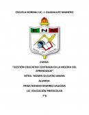 Gestión educativa centrada en la mejora del aprendizaje