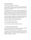 ¿Qué es la planeación estrategica en los negocios?