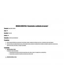 Unidad didáctica Conociendo y cuidando mi cuerpo