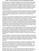 La función financiera y su rol en la sostenibilidad empresarial