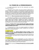 El poder de la perseverancia