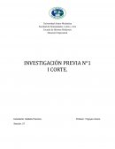 Investigación previa n°1. I Corte