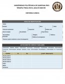 Terapia física en el adulto mayor