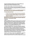 Análisis de sentencia definitiva declaración especial de ausencia para persona desaparecida