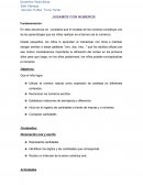 Jugamos con números/ Nivel Inicial/ 5 años