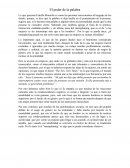 El poder de la palabra