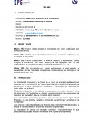 Contabilidad Financiera y de Costos