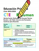 CTE Resumen