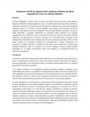 Trabajo de investigacion de Argentina.Estimación del PIB 2021