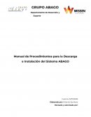 Manual de Procedimientos para la Descarga e Instalación del Sistema ABAGO