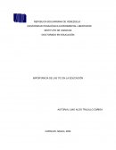 Importancia de las TIC en educación
