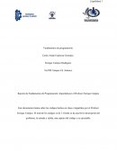 Reporte de Fundamentos de Programación