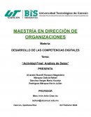 Actividad Final: Análisis de Datos