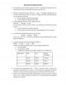 Ejercicios de cinética química