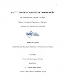 Características de ansiedad y depresión en estudiantes universitarios