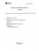 Informe de planeamiento del proyecto Moretti