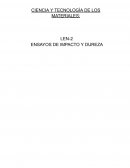 Ensayos de impacto y dureza