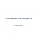 Cuadro descriptivo de los profetas pre-exilicos