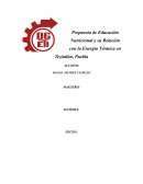 Educación Nutricional y su Relación con la Energía Térmica en Teziutlán