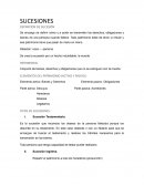 Sucesiones. Elementos del patrimonio (activo y pasivo)