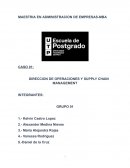 Dirección de operaciones y supply chain management. Artesanías Modulares Martins