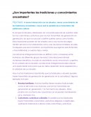 Conocimientos ancestrales