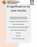 El significado en las artes visuales. El luchador