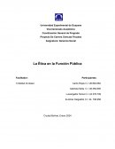 Ética en la función pública