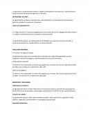 La agricultura y la agroindustria