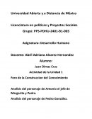 Analisis del personaje de Pedro González. Foro de la Construccion del Conocimiento