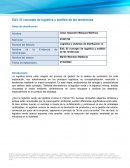 El concepto de logística y análisis de las tendencias