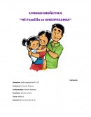 Unidad didáctica Mi Familia es maravillosa