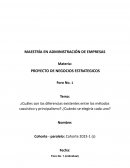 ¿Cuáles son las diferencias existentes entre los métodos casuístico y principalismo? ¿Cuándo se elegiría cada uno?