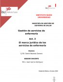 El marco jurídico de los servicios de enfermería