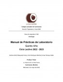 Manual de Prácticas de Laboratorio. Diferencias individuaes de la personalidad