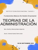 Teorias de administración. Cuadro comparativo