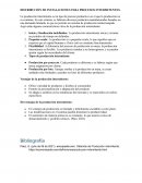Distribución de instalaciones para procesos intermitentes