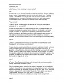 ¿Qué hace que Coca cola tenga la misma calidad?