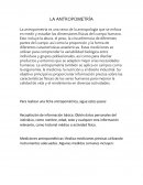 Para realizar una ficha antropométrica